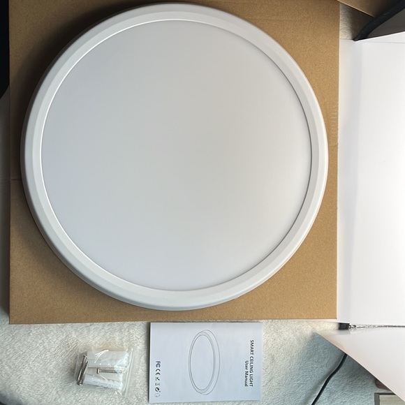 The Illuminating Harmony: MOCHIBA 12-in. Smart Music Sync Ceiling Lamp - Picture 3 of 13